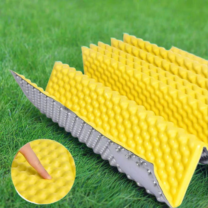 Matelas Camping - PortableCampingMat™ - Jaune - Mon Univers Camping