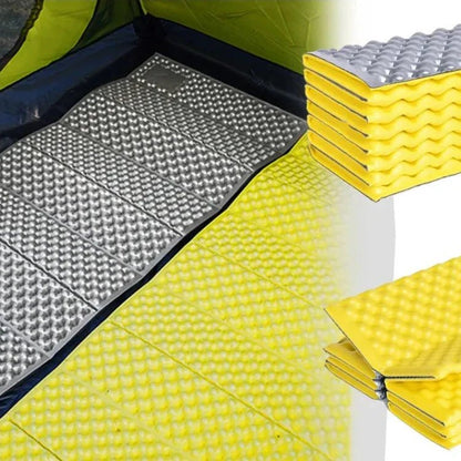 Matelas Camping - PortableCampingMat™ - Jaune - Mon Univers Camping