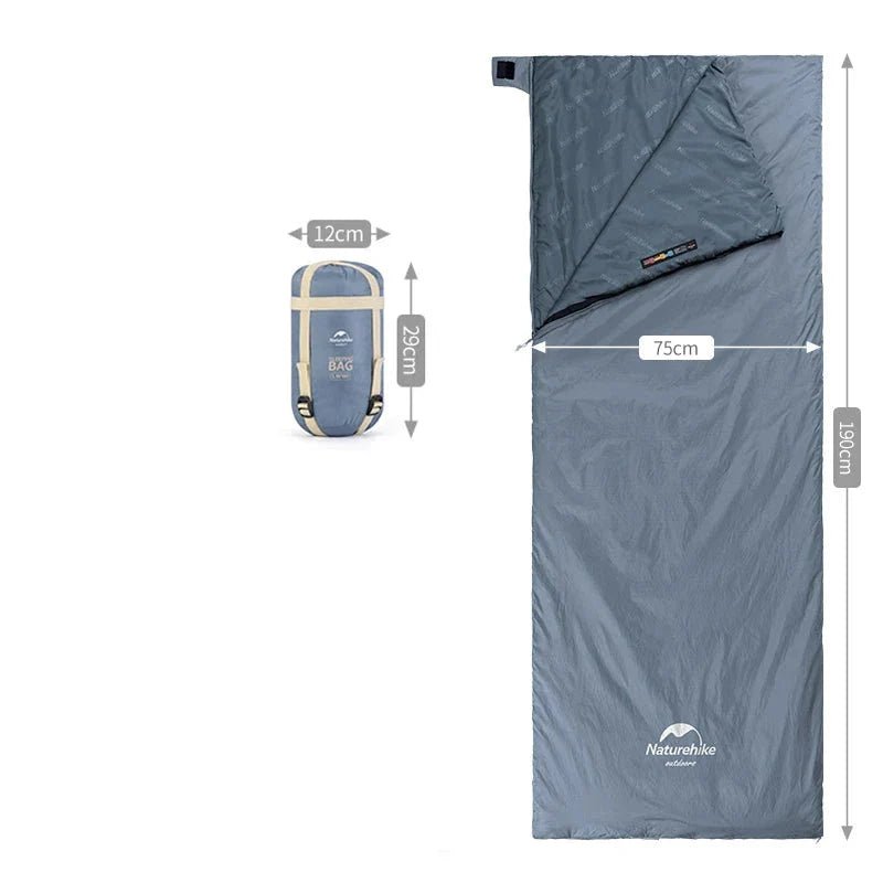 Sac de couchage - CampingSleepingBag™ - Bleu - Mon Univers Camping
