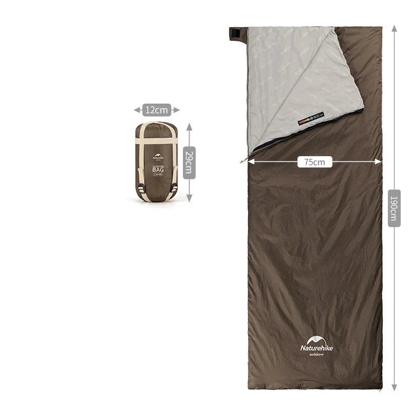 Sac de couchage - CampingSleepingBag™ - Marron - Mon Univers Camping