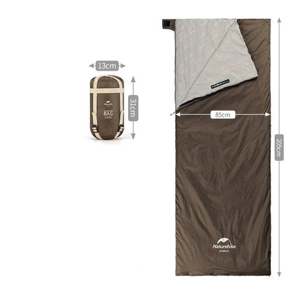 Sac de couchage - CampingSleepingBag™ - Marron - Mon Univers Camping