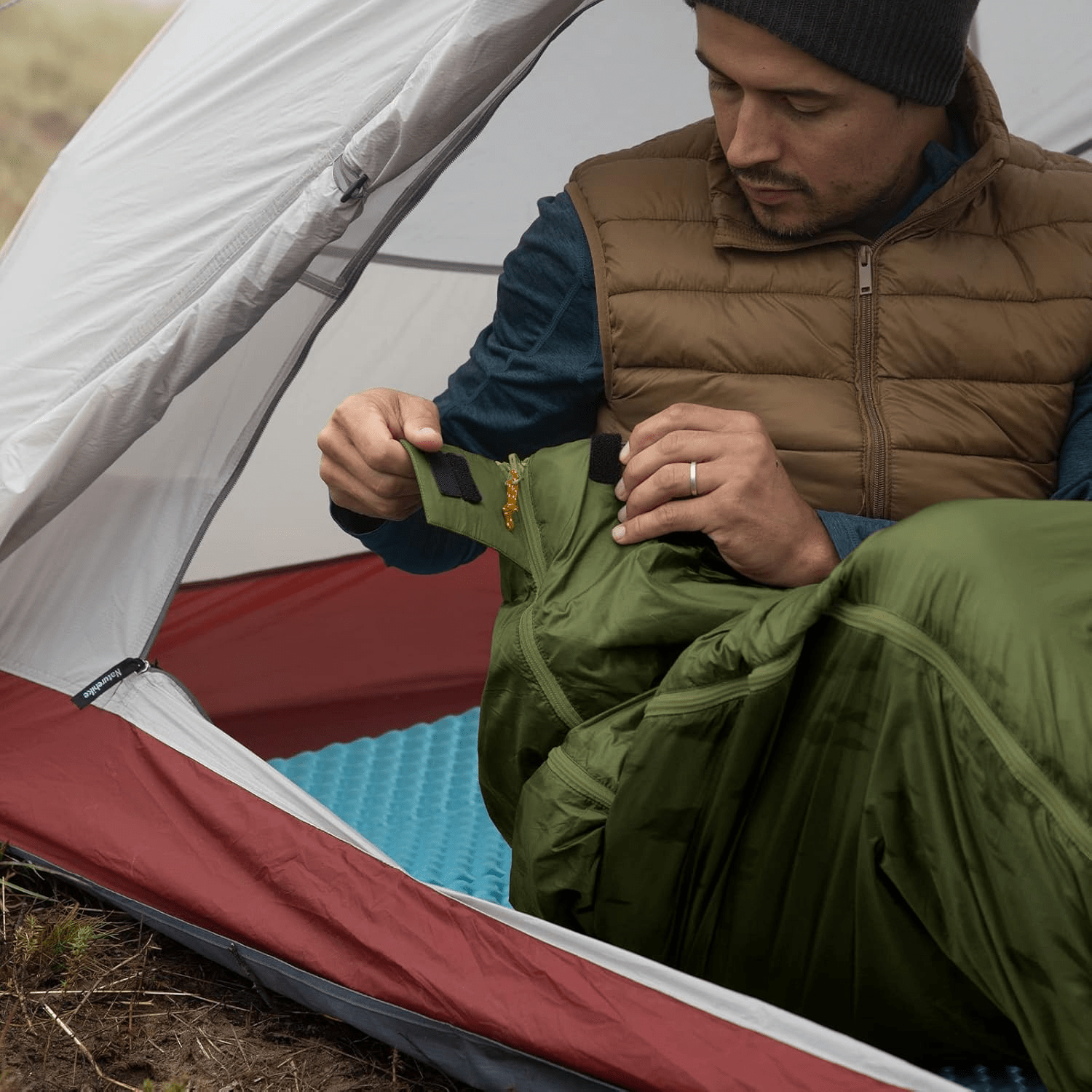 Sac de couchage - CampingSleepingBag™ - Vert - Mon Univers Camping