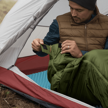 Sac de couchage - CampingSleepingBag™ - Vert - Mon Univers Camping