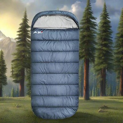 Sac de couchage - HikingSleepingbag™ - Bleu - Mon Univers Camping