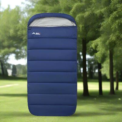 Sac de couchage - HikingSleepingbag™ - Bleu marine - Mon Univers Camping