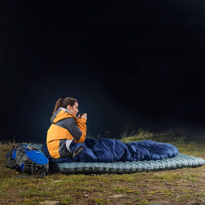 Sac de couchage - HikingSleepingbag™ - Bleu marine - Mon Univers Camping