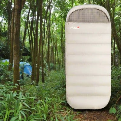 Sac de couchage - HikingSleepingbag™ - Marron Clair - Mon Univers Camping