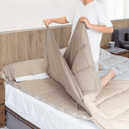 Sac de couchage - HikingSleepingbag™ - Marron Clair - Mon Univers Camping