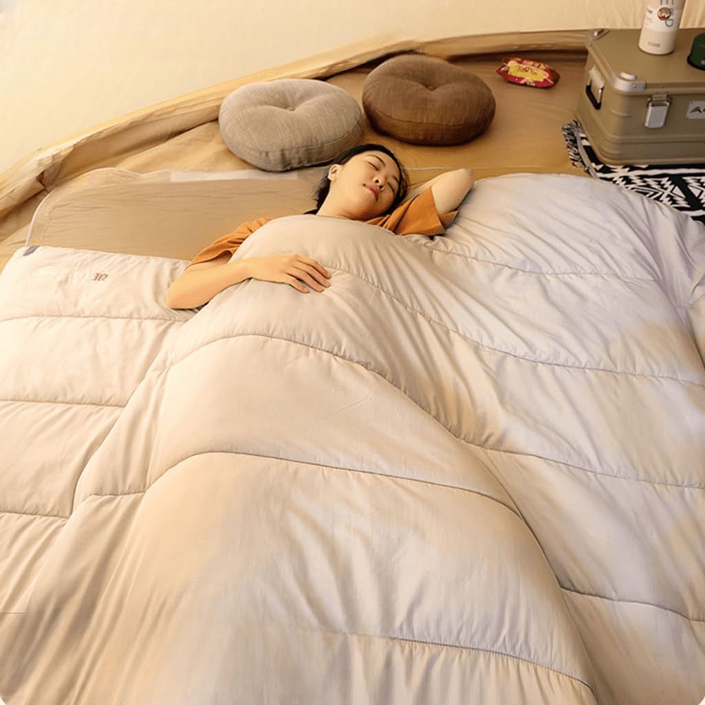 Sac de couchage - HikingSleepingbag™ - Marron Clair - Mon Univers Camping